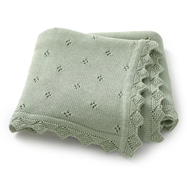 Personalised Keepsake Baby Knit Blanket