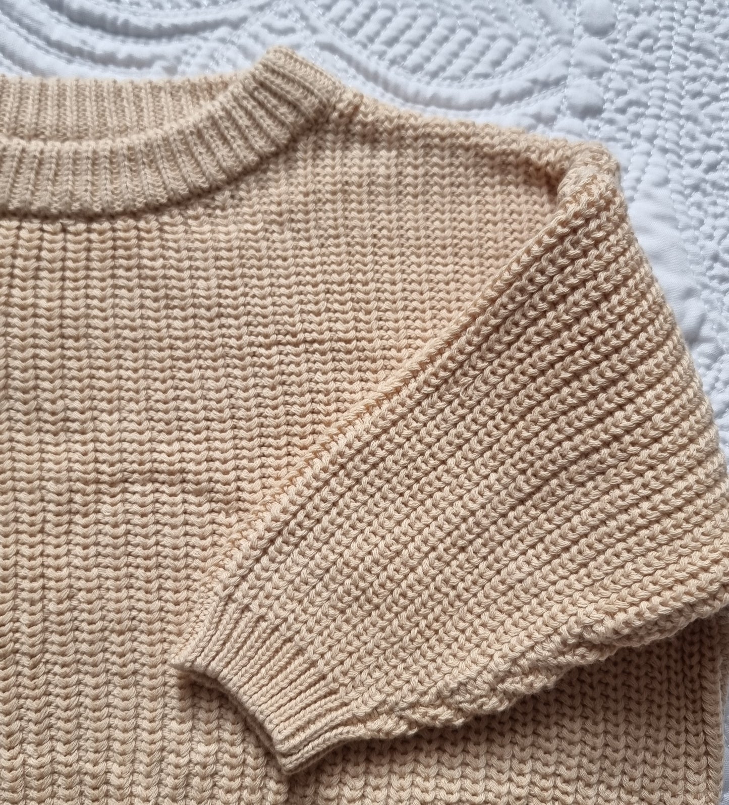 Caramel knit sweater