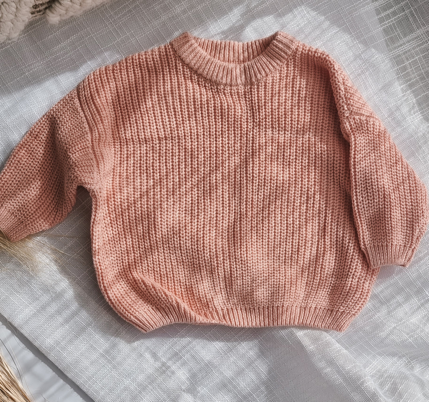Pink Musk knit sweater
